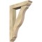 Ekena Millwork Funston Traditional Rough Sawn Bracket w/ Offset Brace, Douglas Fir, 6"W x 26"D x 38"H BKT0604X26X38FST01RDF - alternate 1